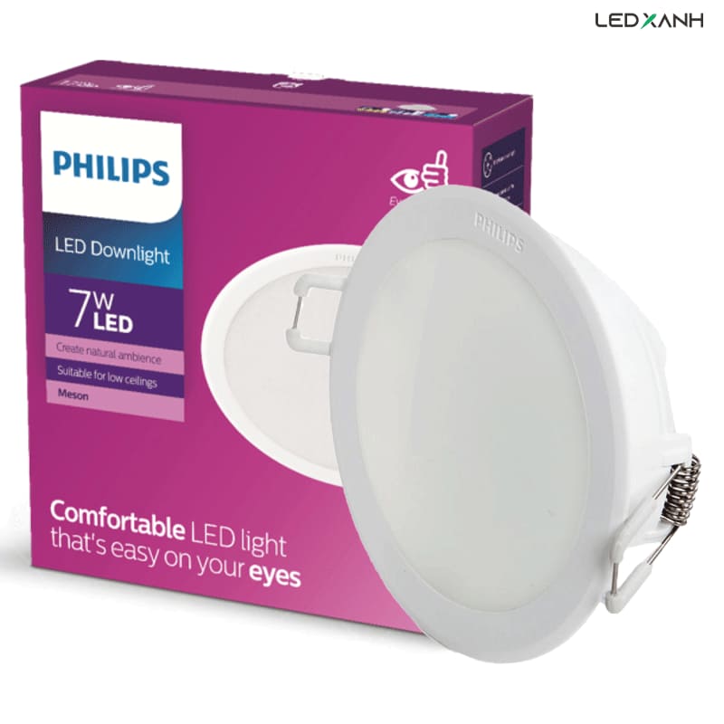 Đèn led âm trần 7w Philips MESON G3