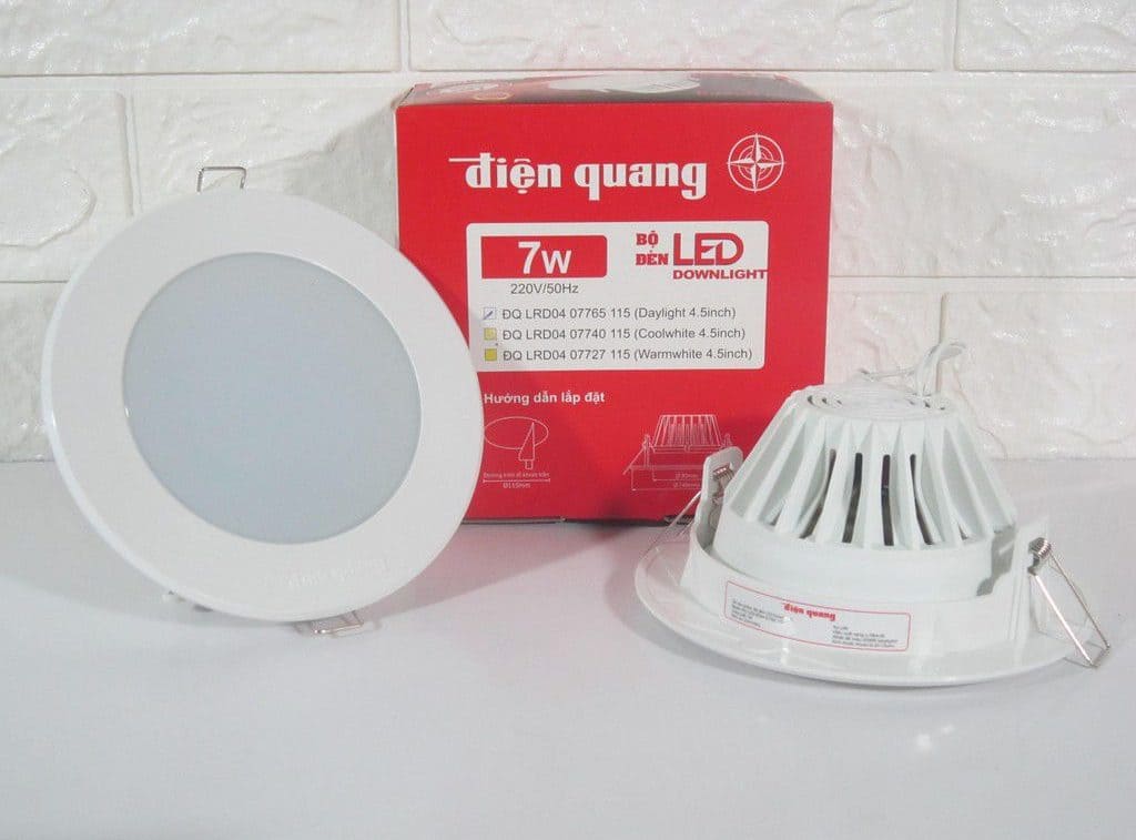 Đèn led downlight Điện Quang ĐQ LRD04 07 115